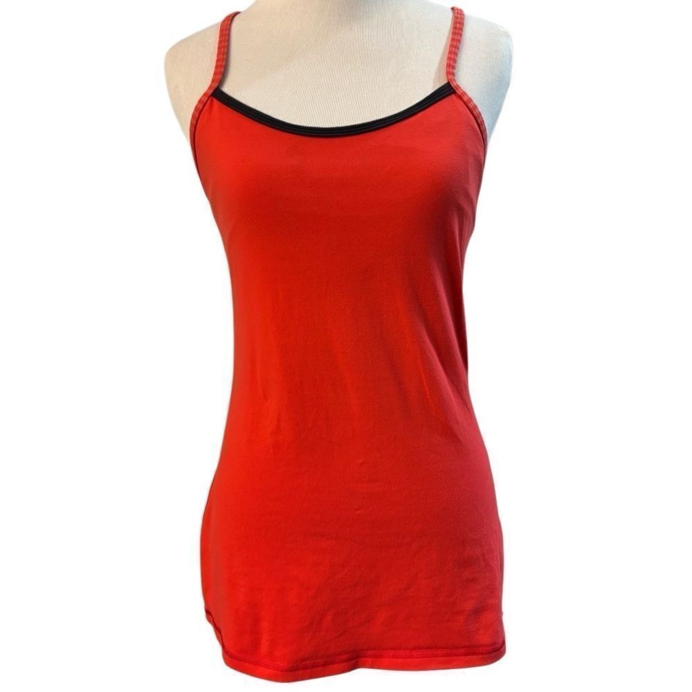 Lululemon Red Power Y Tank